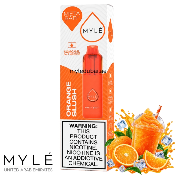 Myle Meta Bar Plus Orange Slush 16000 Puffs