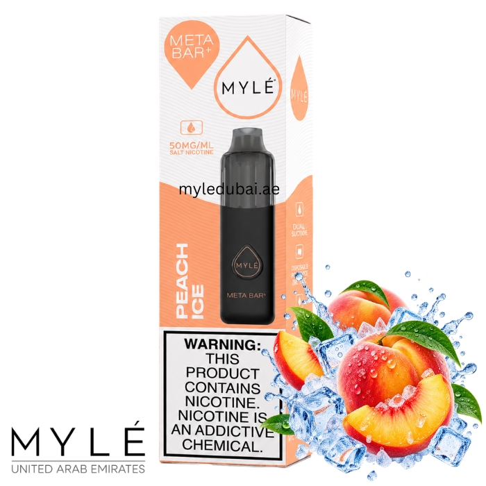 Myle Meta Bar Plus Peach Ice 16000 Puffs