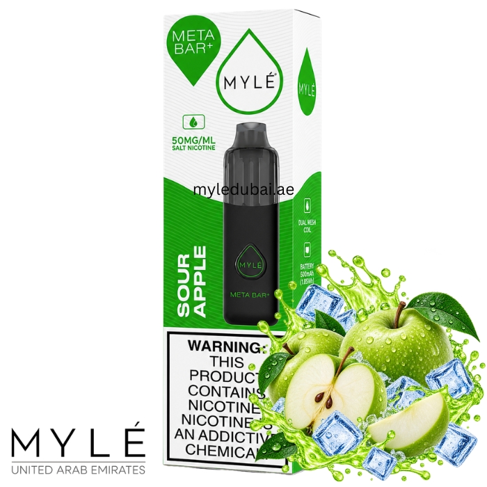 Myle Meta Bar Plus Sour Apple 16000 Puffs