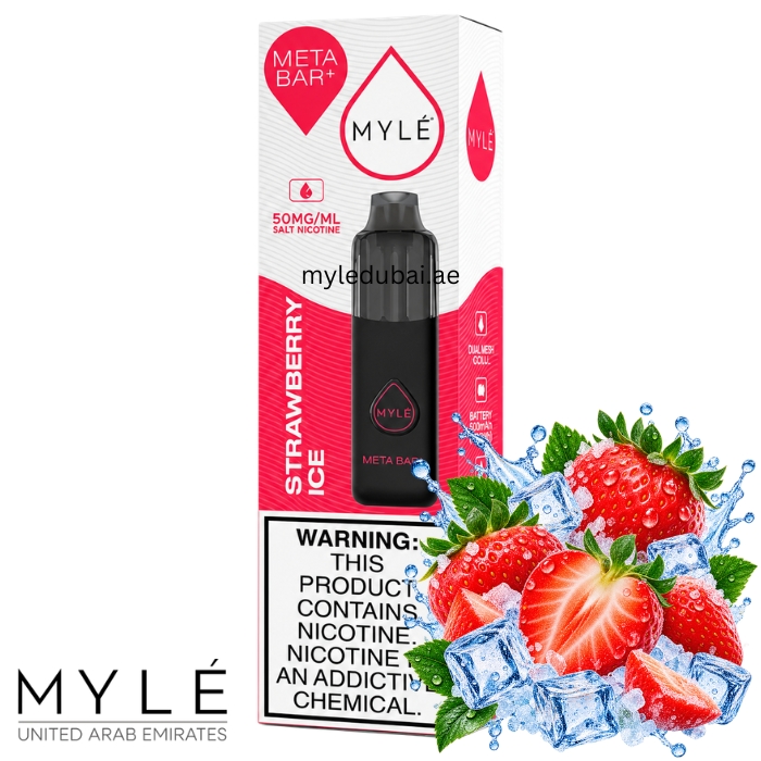 Myle Meta Bar Plus Strawberry Ice 16000 Puffs
