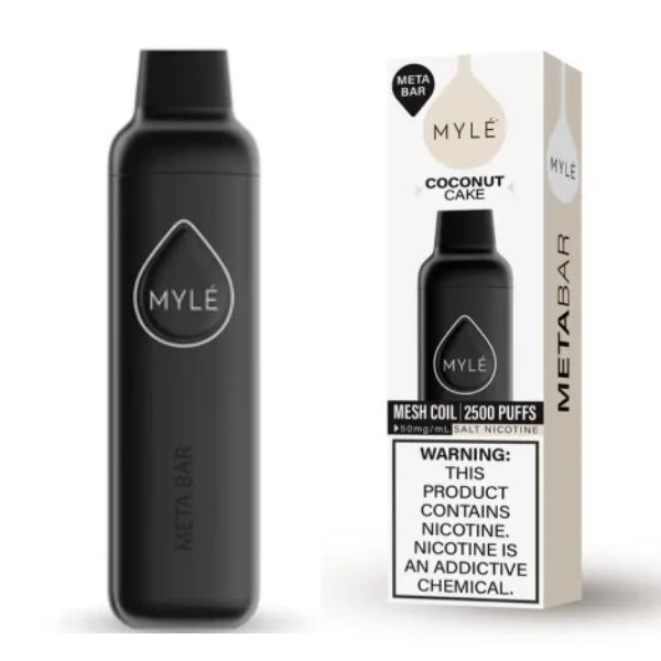 Myle Meta Bar Coconut Cake Disposable Device