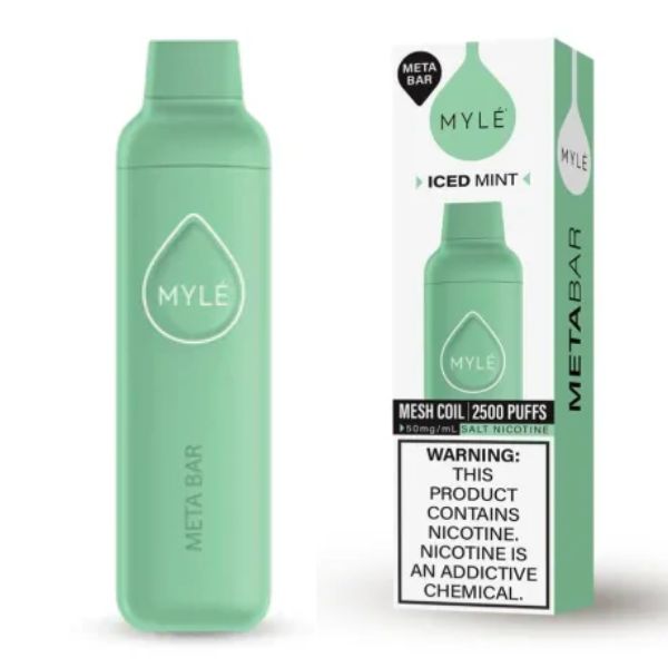 Myle Meta Bar Iced Mint Disposable Device