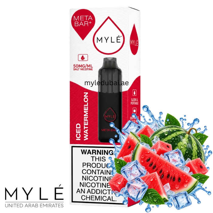 Myle Meta Bar Plus Iced Watermelon 16000 Puffs