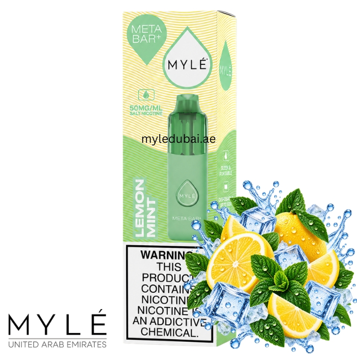 Myle Meta Bar Plus Lemon Mint 16000 Puffs