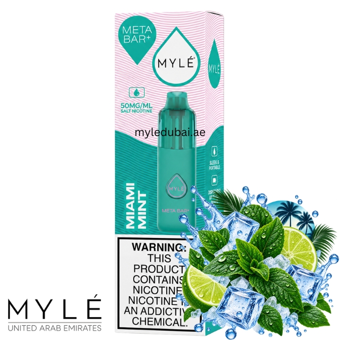 Myle Meta Bar Plus Miami Mint 16000 Puffs