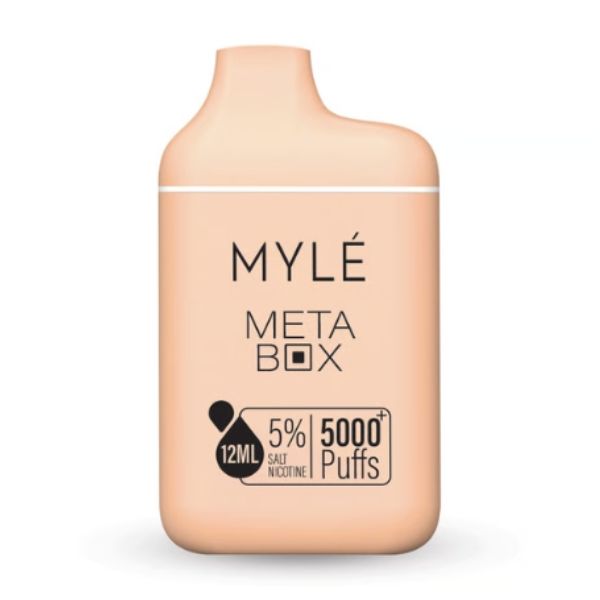 Myle Meta Box Georgia Peach 20MG Disposable Device
